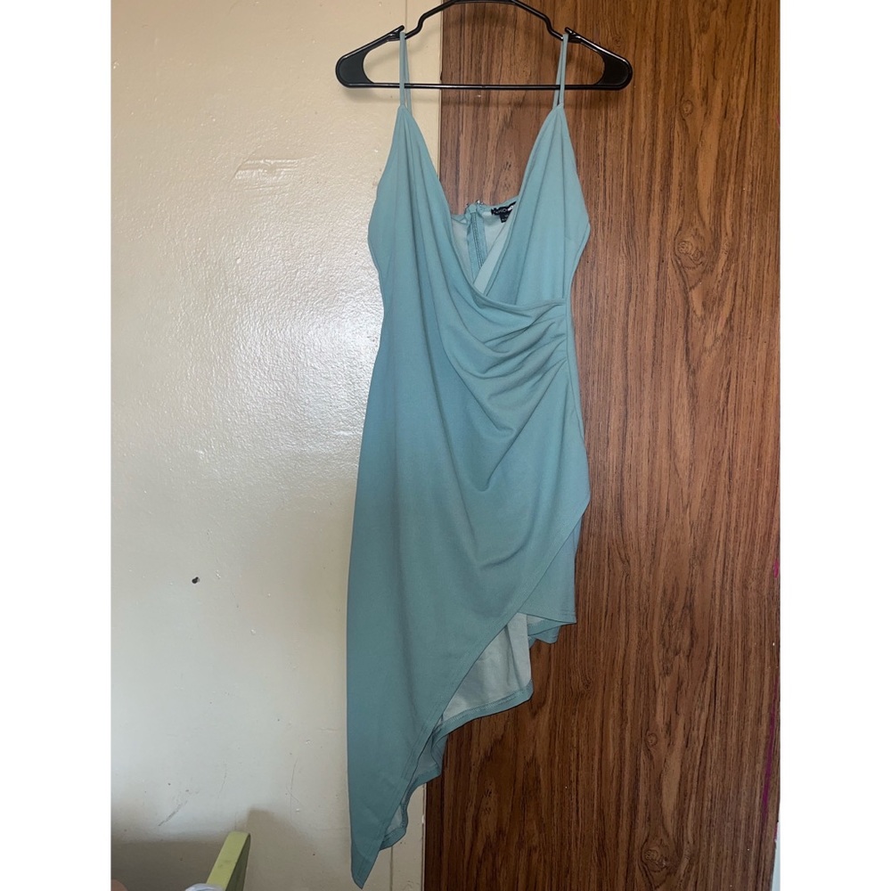 Asymmetrical Midi Dress
